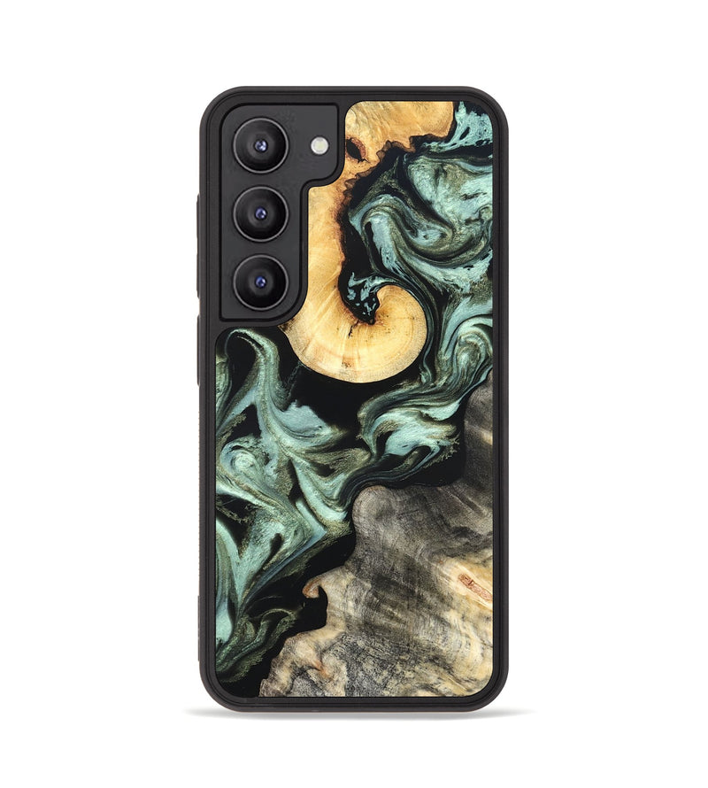 Galaxy S23 Wood Phone Case - Daisy (Green, 825269)