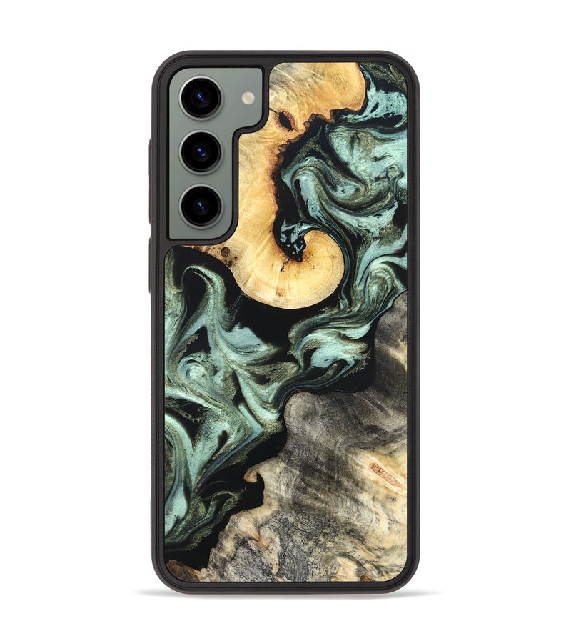 Galaxy S23 Plus Wood Phone Case - Daisy (Green, 825269)