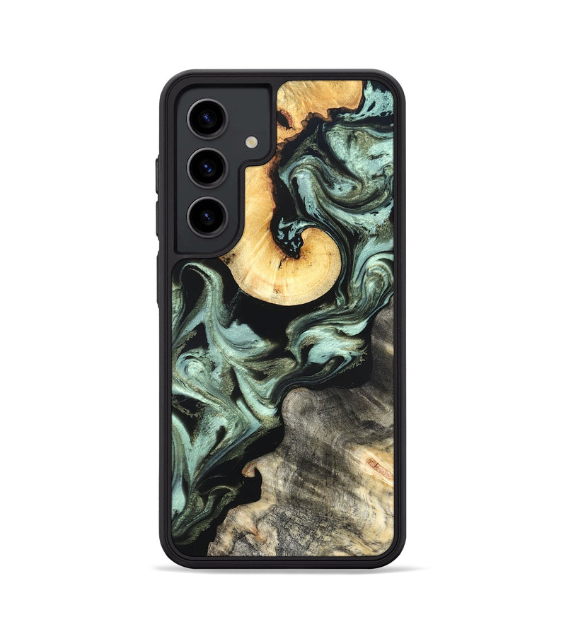 Galaxy S24 Wood Phone Case - Daisy (Green, 825269)