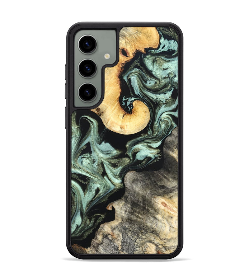 Galaxy S24 Plus Wood Phone Case - Daisy (Green, 825269)
