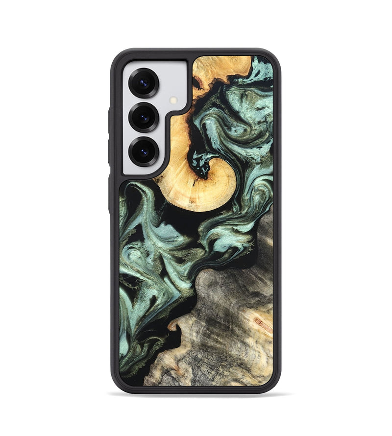 Galaxy S25 Wood Phone Case - Daisy (Green, 825269)