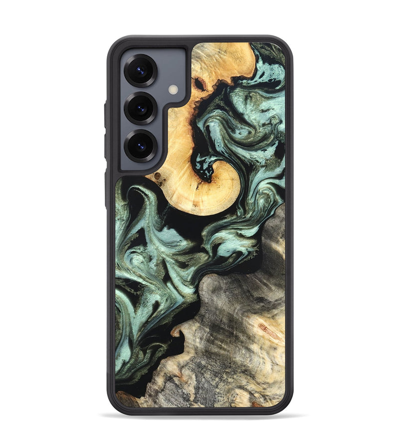 Galaxy S25 Plus Wood Phone Case - Daisy (Green, 825269)