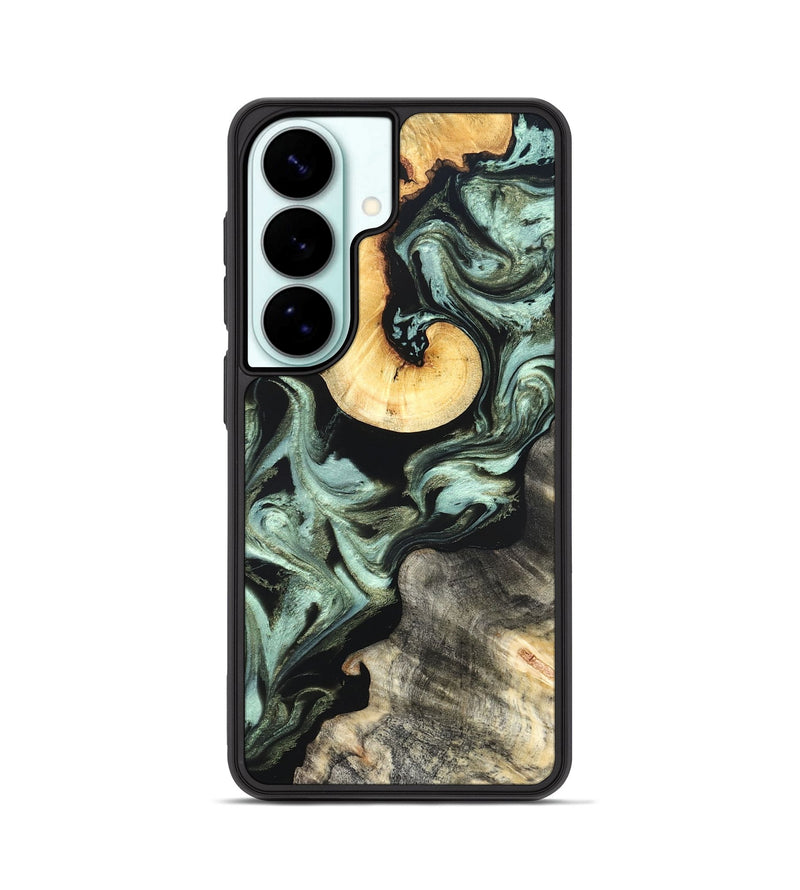 Galaxy S26 Wood Phone Case - Daisy (Green, 825269)