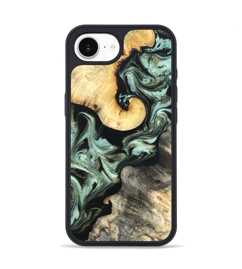 iPhone 16e Wood Phone Case - Daisy (Green, 825269)