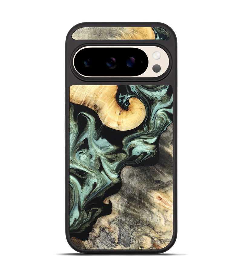 Pixel 10 Wood Phone Case - Daisy (Green, 825269)