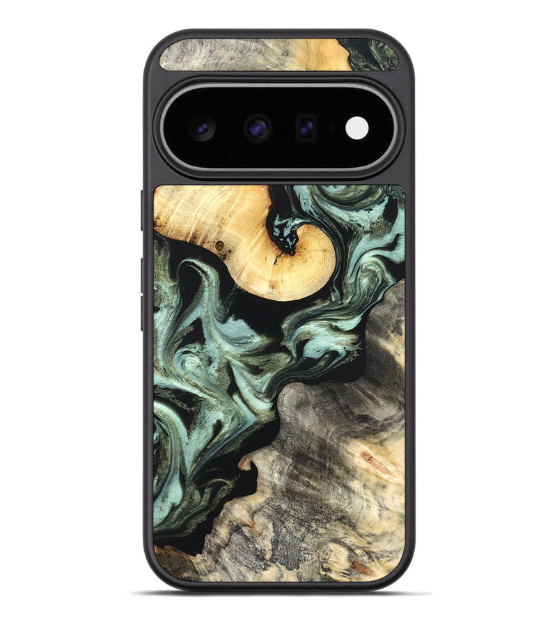 Pixel 11 Pro XL Wood Phone Case - Daisy (Green, 825269)