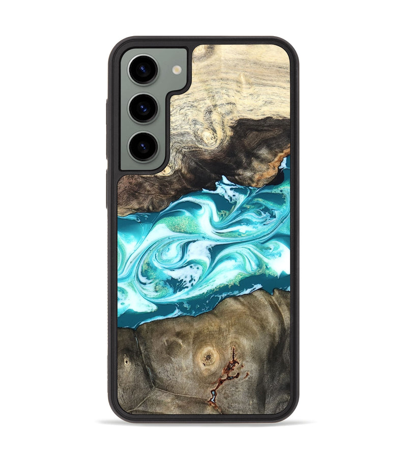 Galaxy S23 Plus Wood Phone Case - Caleigh (Green, 825271)