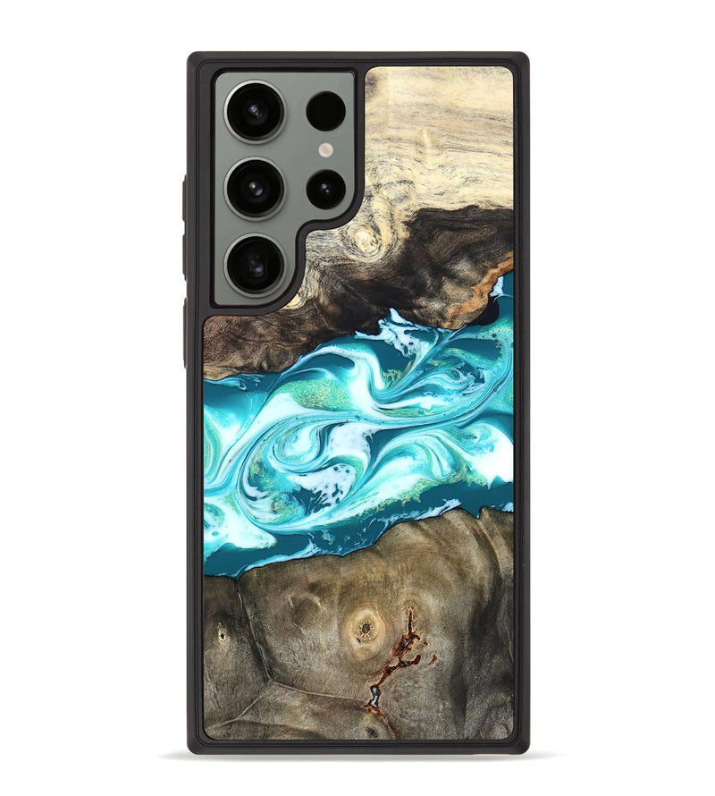 Galaxy S23 Ultra Wood Phone Case - Caleigh (Green, 825271)