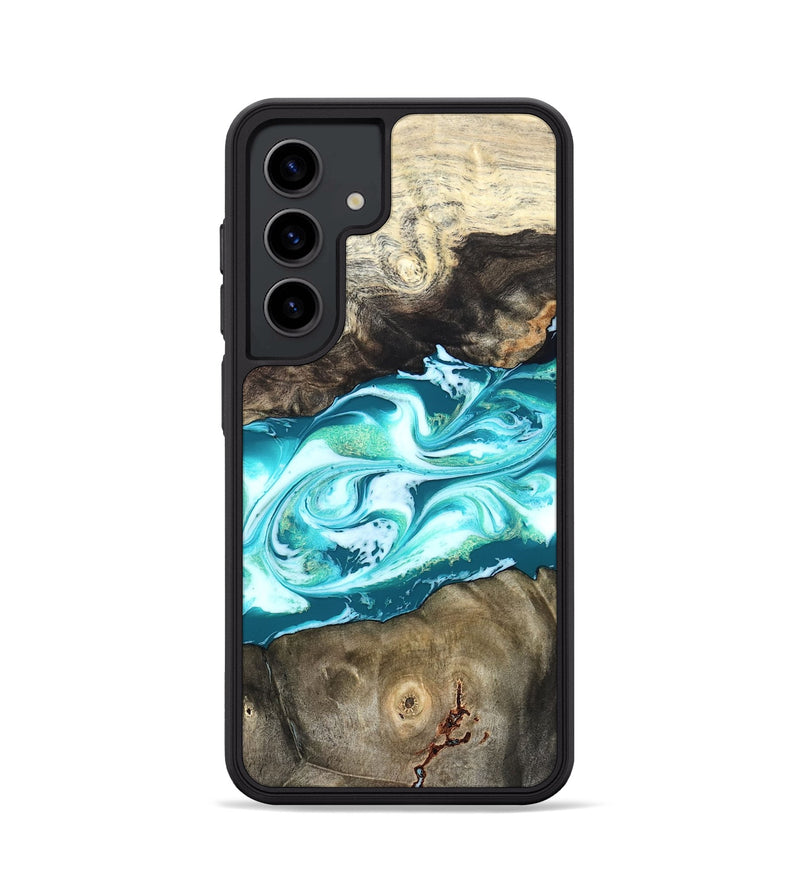 Galaxy S24 Wood Phone Case - Caleigh (Green, 825271)