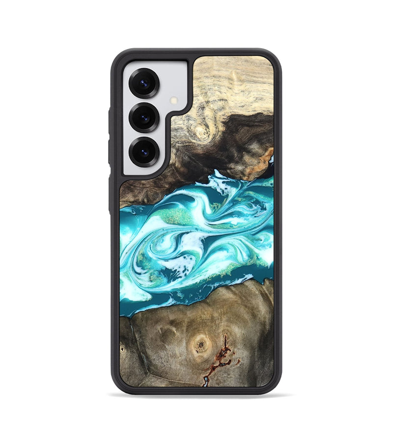 Galaxy S25 Wood Phone Case - Caleigh (Green, 825271)