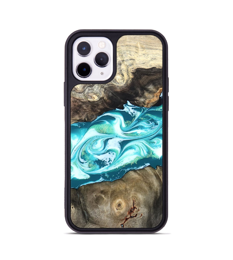 iPhone 11 Pro Wood Phone Case - Caleigh (Green, 825271)