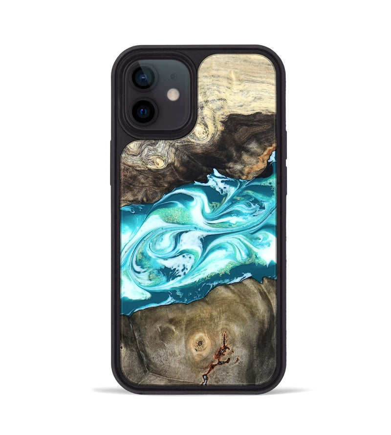 iPhone 12 Wood Phone Case - Caleigh (Green, 825271)