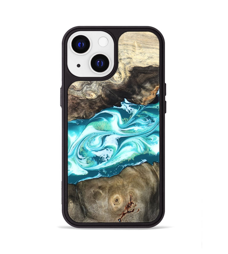 iPhone 13 Wood Phone Case - Caleigh (Green, 825271)