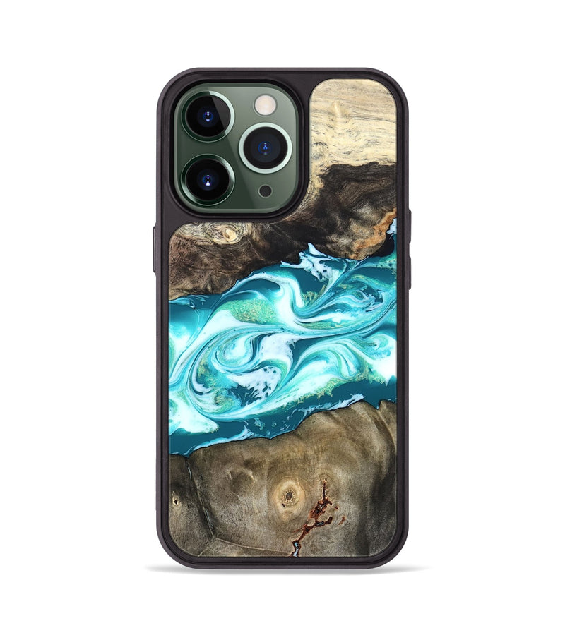 iPhone 13 Pro Wood Phone Case - Caleigh (Green, 825271)
