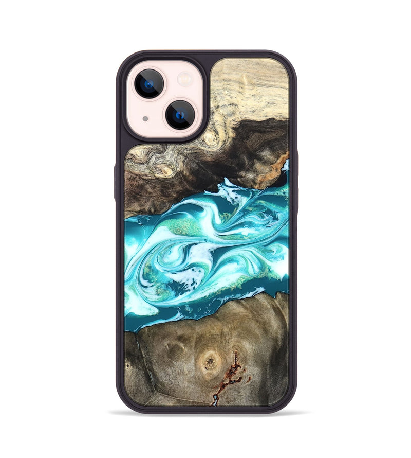 iPhone 14 Wood Phone Case - Caleigh (Green, 825271)