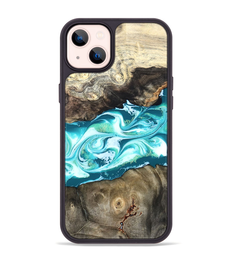 iPhone 14 Plus Wood Phone Case - Caleigh (Green, 825271)
