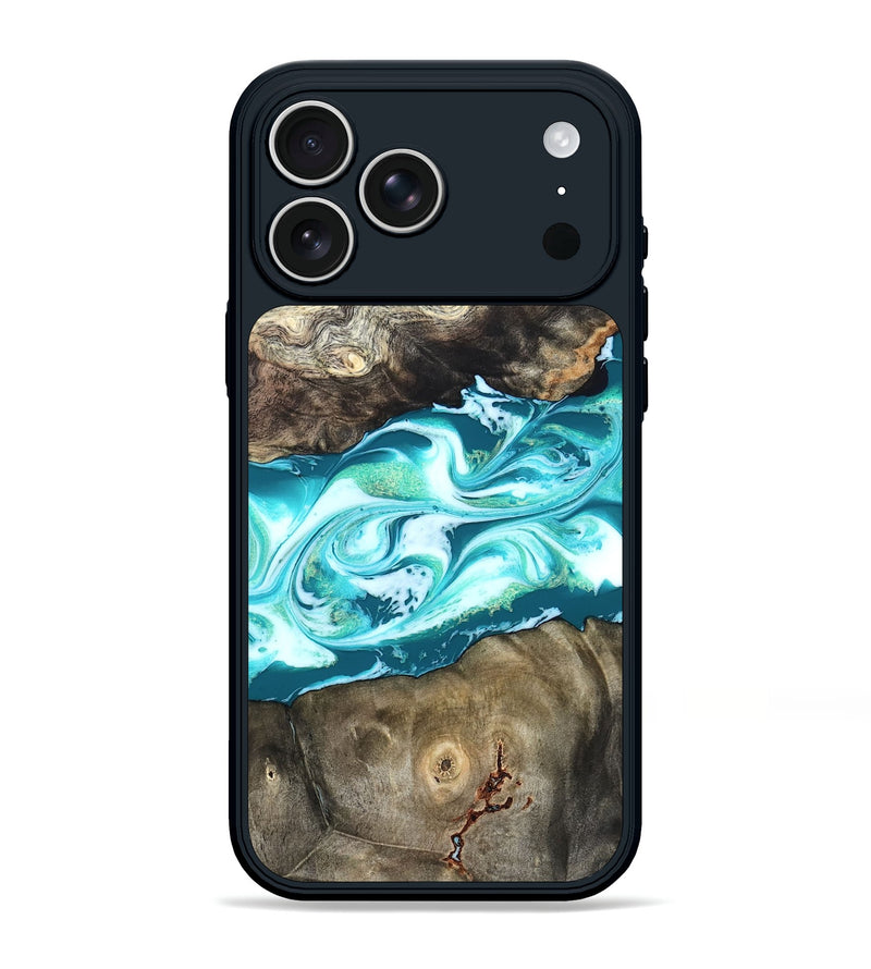 iPhone 17 Pro Max Wood Phone Case - Caleigh (Green, 825271)