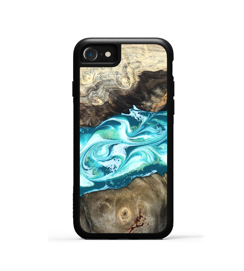iPhone SE Wood Phone Case - Caleigh (Green, 825271)