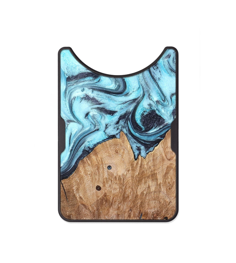 Alloy Wood Wallet - Adaline (Blue, 825273)