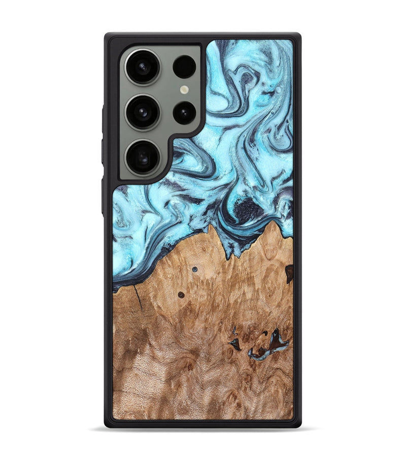 Galaxy S24 Ultra Wood Phone Case - Adaline (Blue, 825273)