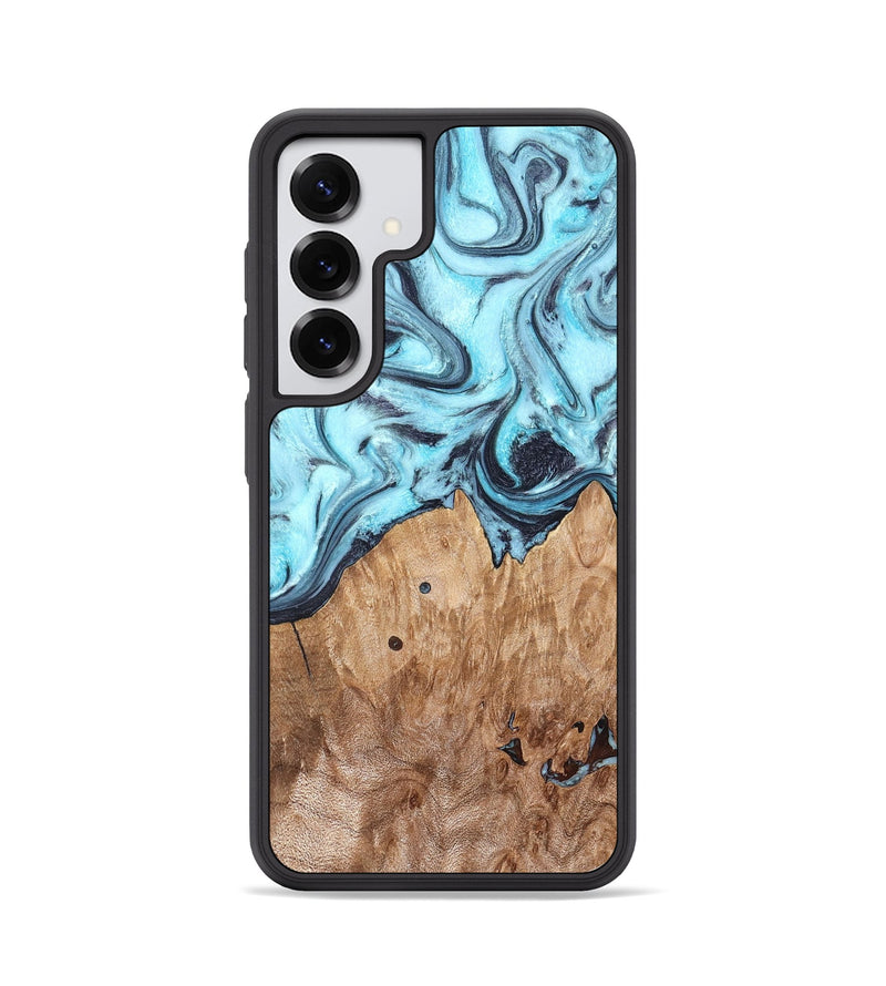 Galaxy S25 Wood Phone Case - Adaline (Blue, 825273)