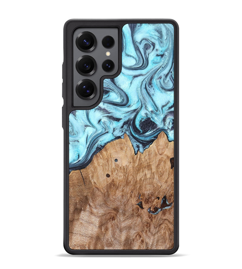 Galaxy S25 Ultra Wood Phone Case - Adaline (Blue, 825273)