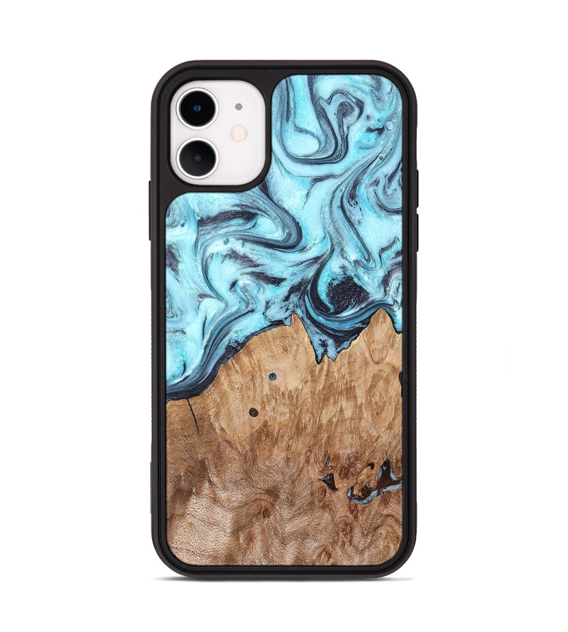 iPhone 11 Wood Phone Case - Adaline (Blue, 825273)