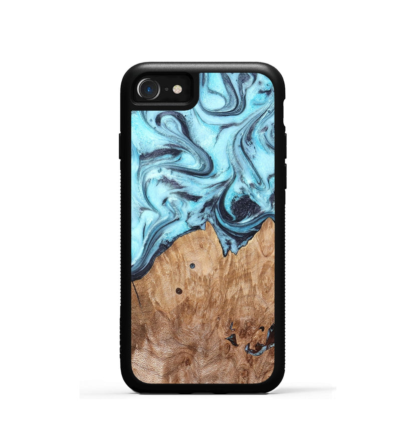 iPhone SE Wood Phone Case - Adaline (Blue, 825273)
