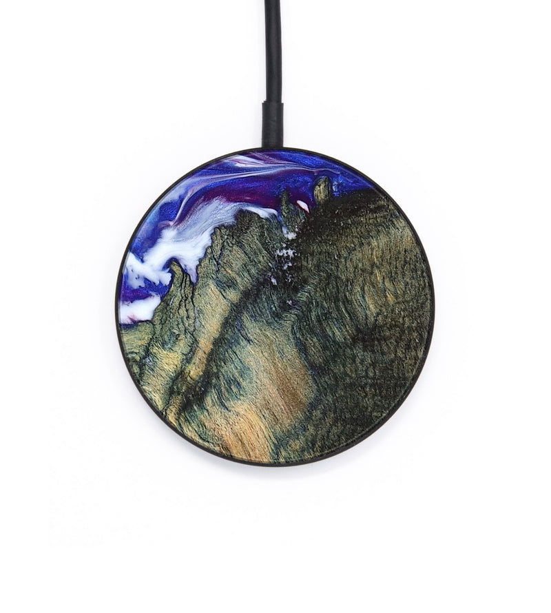 Circle Wood Wireless Charger - Guido (Blue, 825276)