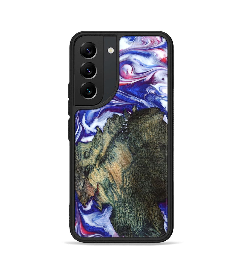 Galaxy S22 Wood Phone Case - Guido (Blue, 825276)