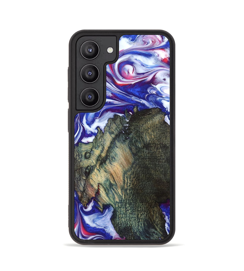 Galaxy S23 Wood Phone Case - Guido (Blue, 825276)