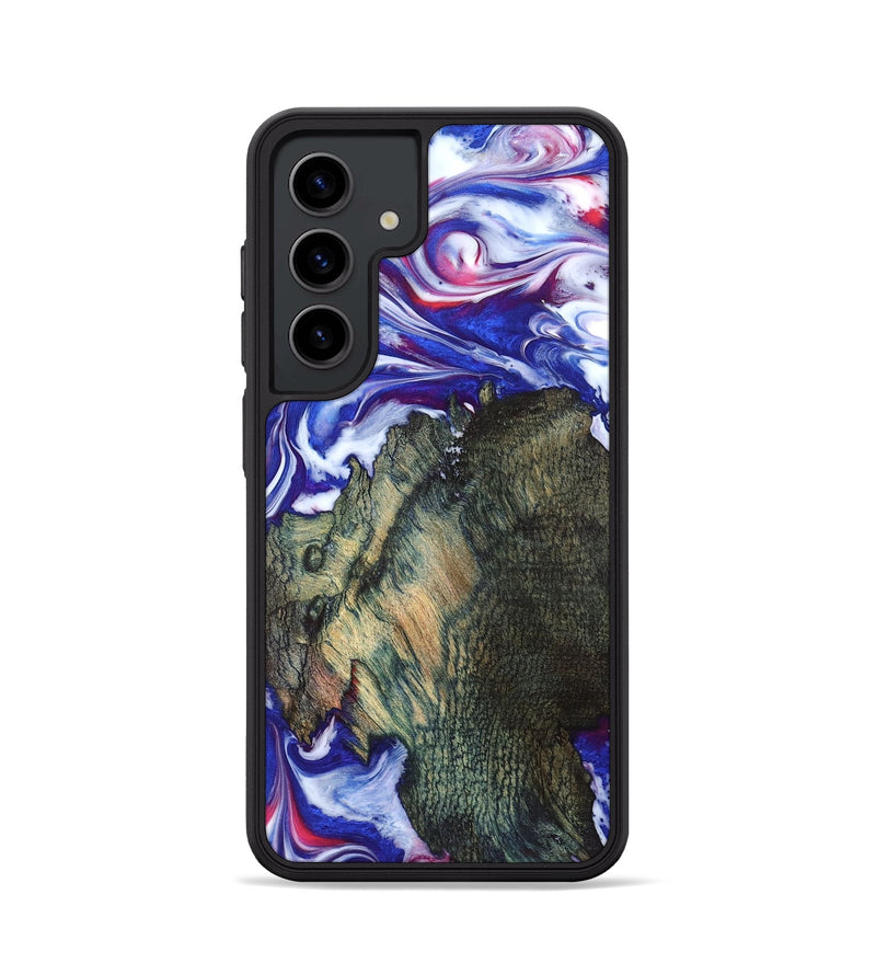 Galaxy S24 Wood Phone Case - Guido (Blue, 825276)