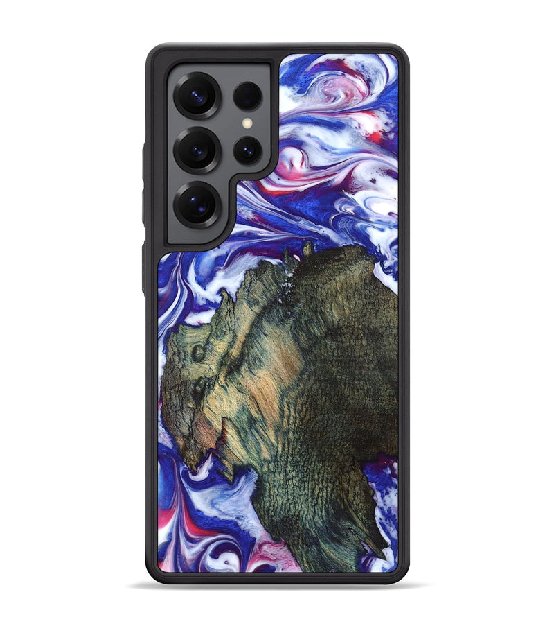 Galaxy S25 Ultra Wood Phone Case - Guido (Blue, 825276)