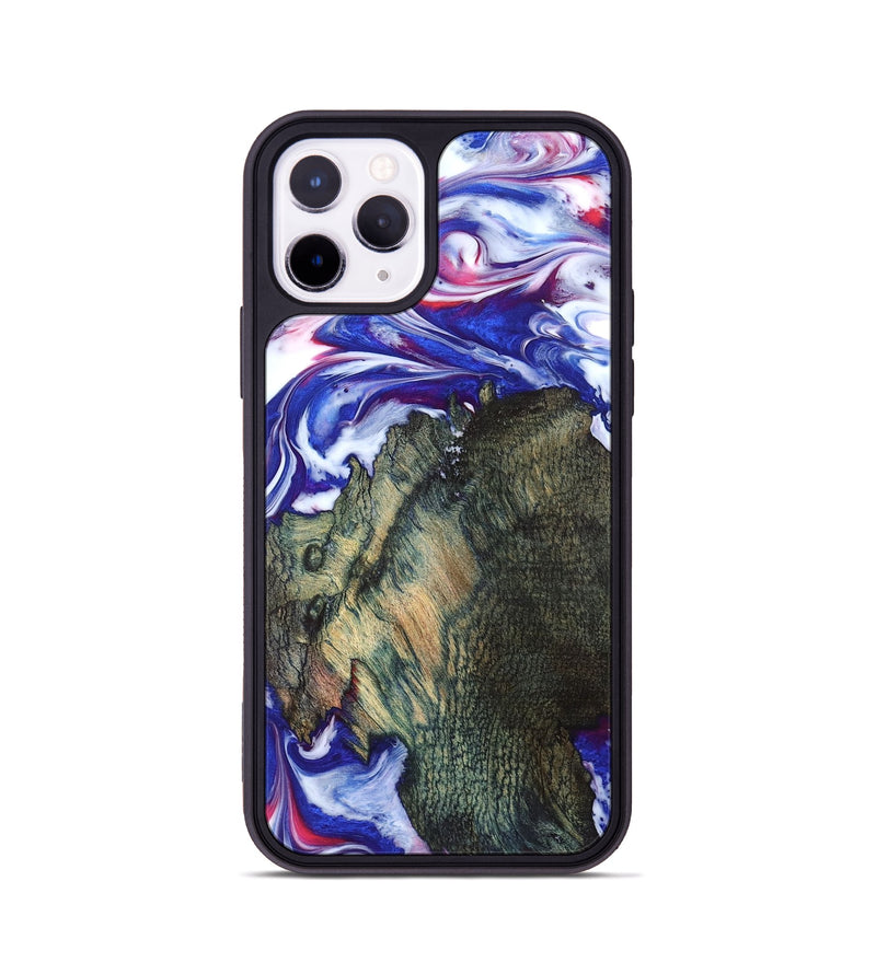 iPhone 11 Pro Wood Phone Case - Guido (Blue, 825276)