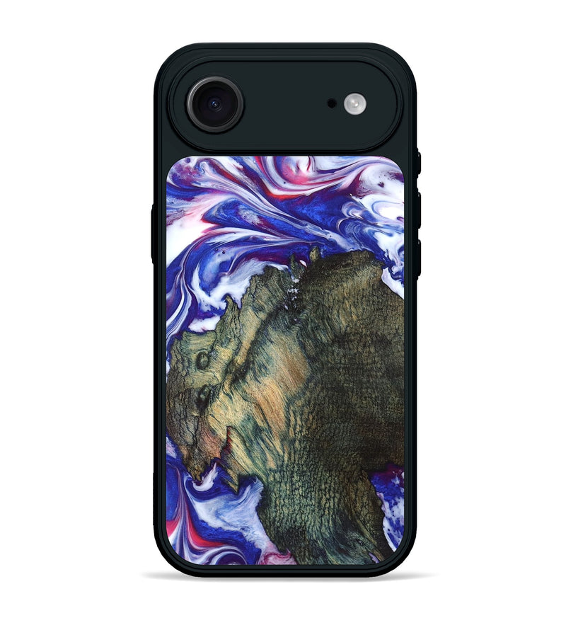 iPhone 17 Air Wood Phone Case - Guido (Blue, 825276)