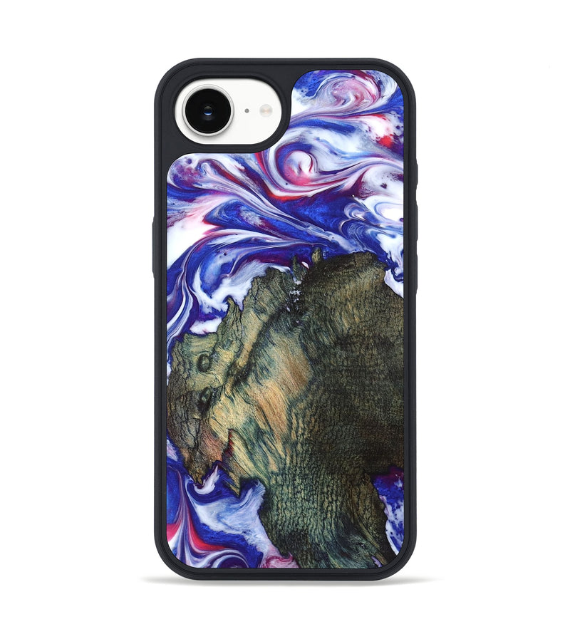 iPhone 17e Wood Phone Case - Guido (Blue, 825276)