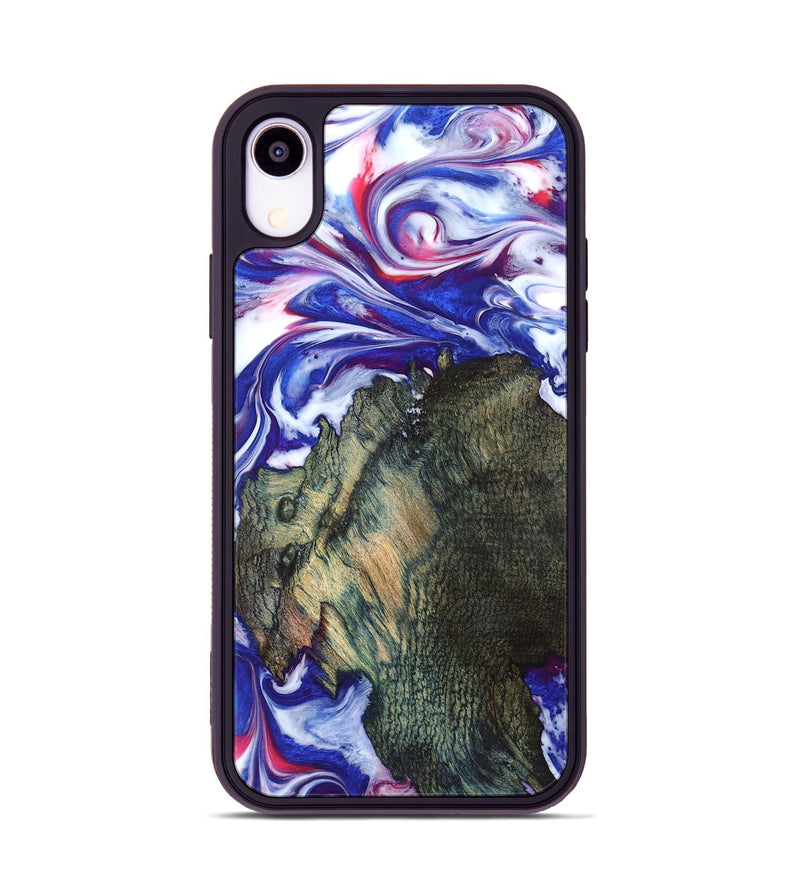iPhone Xr Wood Phone Case - Guido (Blue, 825276)