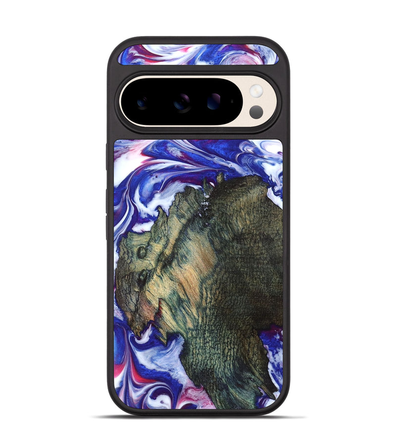 Pixel 10 Wood Phone Case - Guido (Blue, 825276)