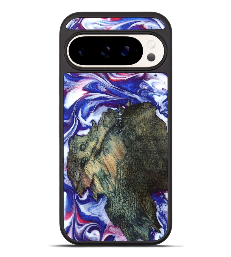 Pixel 10 Pro XL Wood Phone Case - Guido (Blue, 825276)