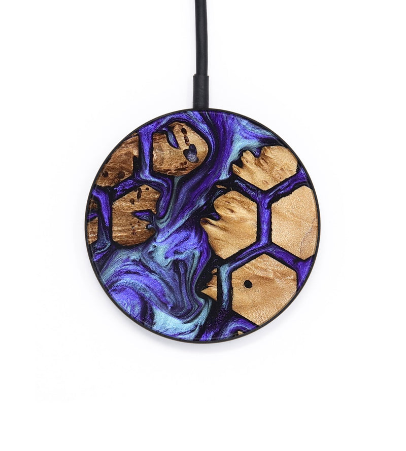 Circle Wood Wireless Charger - Shelly (Pattern, 825278)