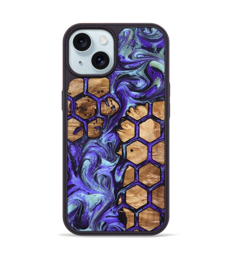 iPhone 15 Wood Phone Case - Shelly (Pattern, 825278)