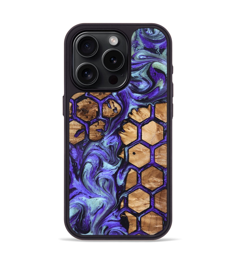 iPhone 15 Pro Wood Phone Case - Shelly (Pattern, 825278)