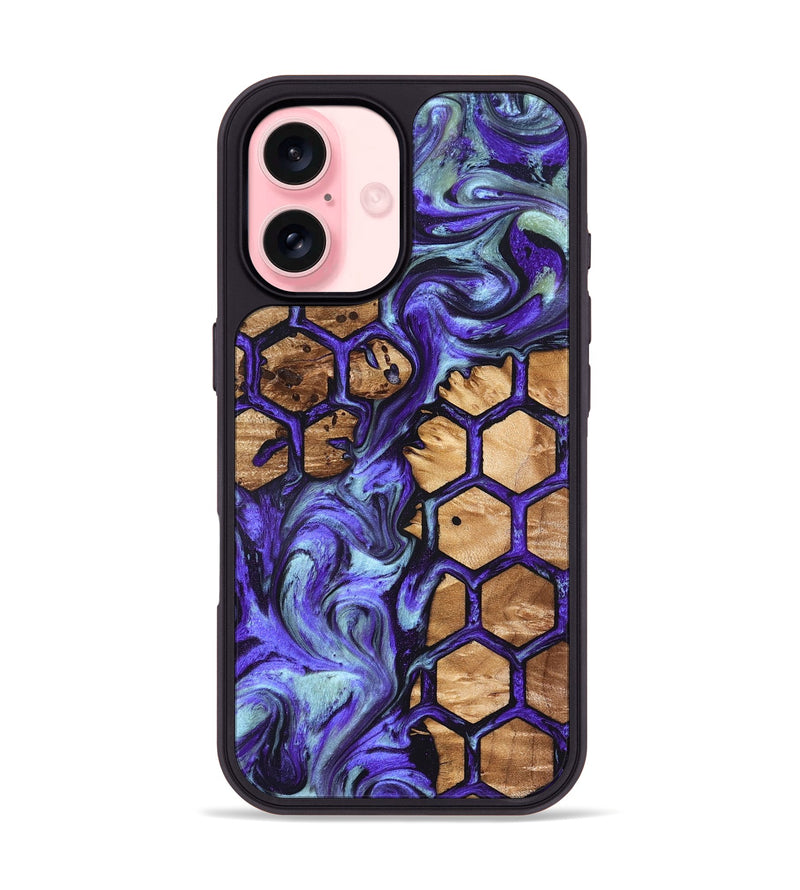 iPhone 16 Wood Phone Case - Shelly (Pattern, 825278)