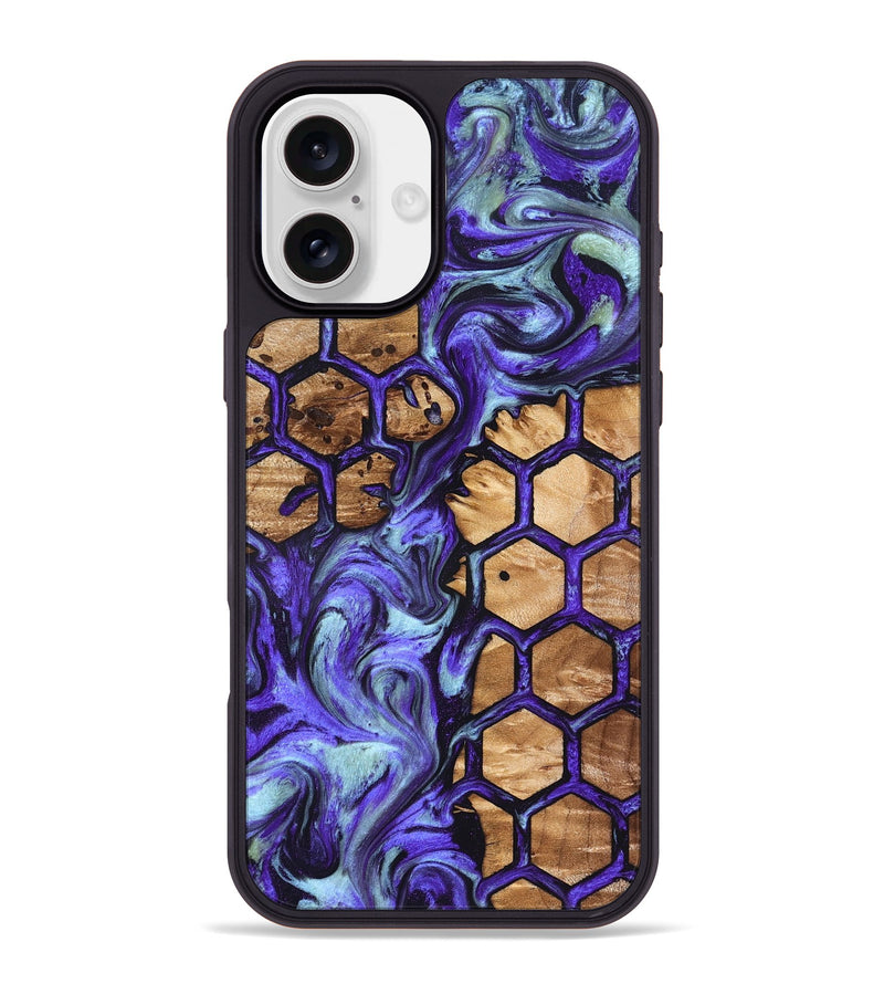 iPhone 16 Plus Wood Phone Case - Shelly (Pattern, 825278)