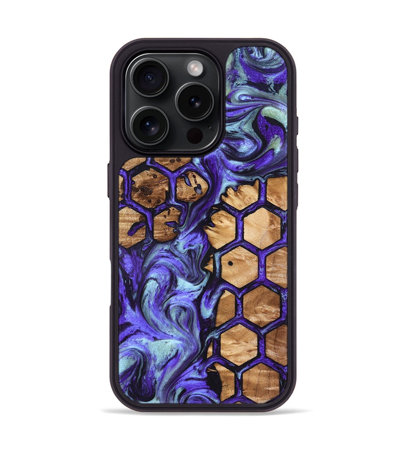 iPhone 16 Pro Wood Phone Case - Shelly (Pattern, 825278)