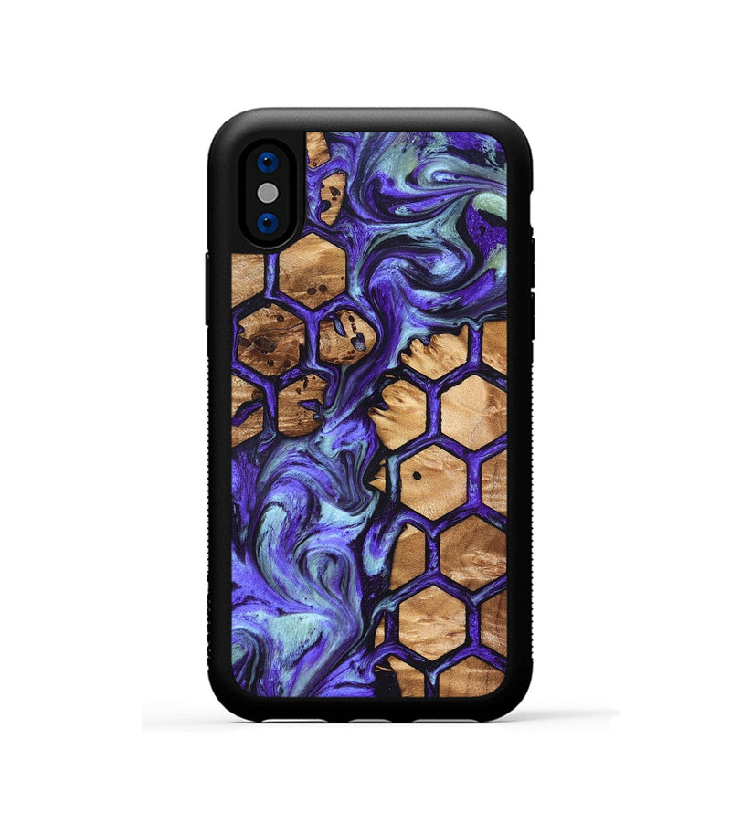 iPhone Xs Wood Phone Case - Shelly (Pattern, 825278)