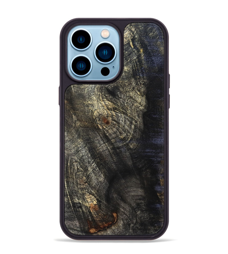 iPhone 14 Pro Max Wood Phone Case - Kim (Wood Burl, 825282)