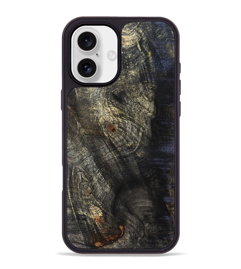 iPhone 16 Plus Wood Phone Case - Kim (Wood Burl, 825282)
