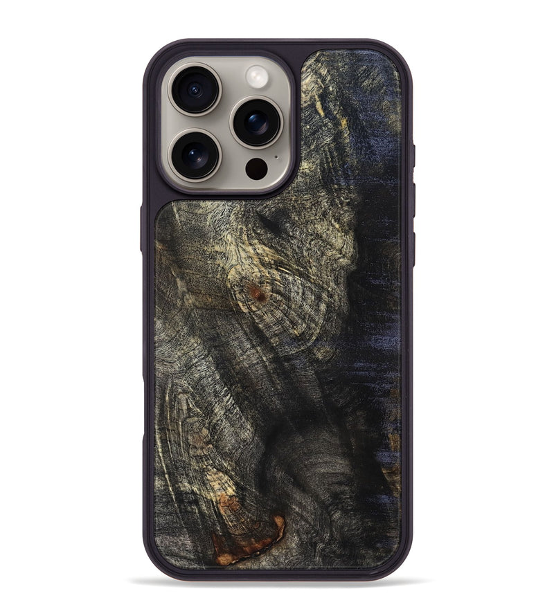 iPhone 16 Pro Max Wood Phone Case - Kim (Wood Burl, 825282)
