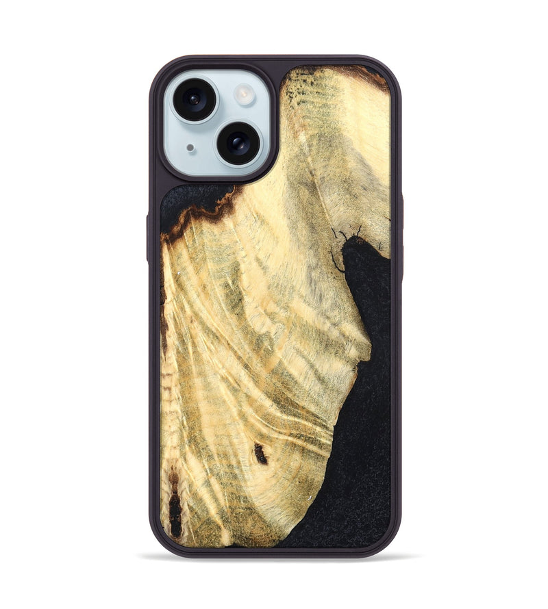 iPhone 15 Wood Phone Case - Rollin (Wood Burl, 825285)